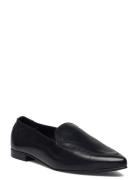 Biatracey Leather Loafer Mokasiner Lave Sko Black Bianco