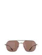 Chase Gold Brown Pilotsolbriller Solbriller Brown Corlin Eyewear