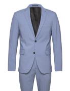 Plain Mens Suit Dress Blue Lindbergh