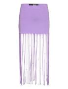 Light Jersey Maxi Skirt Kort Skjørt Purple ROTATE Birger Christensen