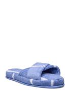 Stripe Cross Slippers Slippers Tøfler Blue GANT