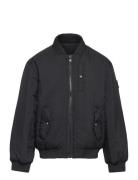 Reversible Bomber Jacket Bomberjakke Black Calvin Klein