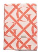 Monogram Throw Home Textiles Cushions & Blankets Blankets & Throws Ora...