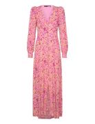 Jacquard Maxi Dress Maxikjole Festkjole Pink ROTATE Birger Christensen