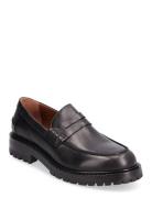 Loafer Mokasiner Lave Sko Black ANGULUS