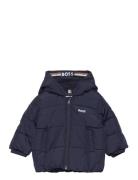 Puffer Jacket Fôret Jakke Navy BOSS