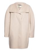 Millaiw Cocoon Coat Ulljakke Jakke Cream InWear