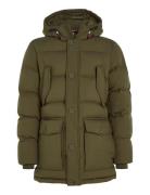 Cl Essential Rockie Parka Parkas Jakke Khaki Green Tommy Hilfiger