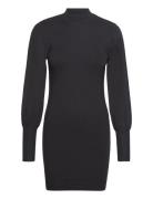 Vmhollykarispuff Ls Highneck Dress Ga Bo Kort Kjole Black Vero Moda