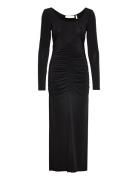 Melanie Midi Dress Maxikjole Festkjole Black Notes Du Nord