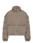 Detachable Down Puffer Jacket Fôret Jakke Beige Rosemunde Kids