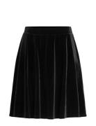 Vikatja Hw Short Velvet Skirt/Ka Kort Skjørt Black Vila