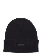 Cashmere Beanie Accessories Headwear Beanies Black Calvin Klein