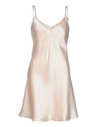 Pure Silk - Slip W.cording Nattkjole Pink Lady Avenue