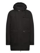 Workwear Hooded Parka Parkas Jakke Black Superdry