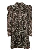 Fabiolagz P Short Dress Kort Kjole Brown Gestuz