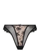 Sia Hl String R Stringtruse Undertøy Black Hunkemöller