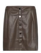 Chloe Skirt Kort Skjørt Brown Noella