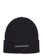 Institutional Beanie Accessories Headwear Beanies Black Calvin Klein