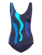 Swimsuit Julia Badedrakt Badetøy Blue Damella Of Sweden