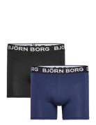 Bamboo Cotton Blend Boxer 2P Boksershorts Blue Björn Borg