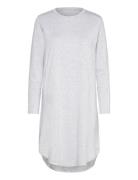 Women Bamboo L/S Night Dress Nattkjole Grey URBAN QUEST