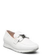 Sneaker Loafer Mokasiner Lave Sko White Gabor