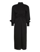 Roamleegz Long Dress Knelang Kjole Black Gestuz