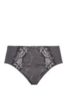 Diva I Lingerie Panties High Waisted Panties Grey Hunkemöller