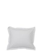 Hotel Percale White/Lt Beige Pillowcase Home Textiles Bedtextiles Pill...