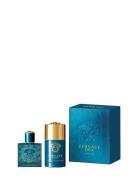 Gift Set Eros Pour Homme Edt + Deo Stick Parfyme Eau De Parfum Nude Ve...