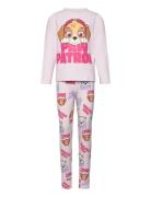 Nmfjum Pawpatrol Nightset Noos Cplg Pyjamas Sett Pink Name It