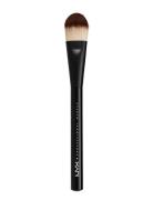 Pro Flat Foundation Brush Ansiktsbørste Sminke Nude NYX Professional M...