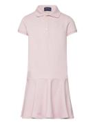 Stretch Mesh Polo Dress Dresses & Skirts Dresses Casual Dresses Short-...