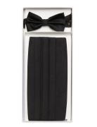 Ceremony Cummerbund Sløyfe Black Amanda Christensen