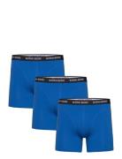 Cotton Stretch Boxer 3P Boksershorts Blue Björn Borg