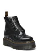 Sinclair Fl Black Buttero Sko Med Snøring Lave Black Dr. Martens