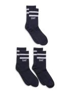 Sport Socks 3-Pack Sokker Strømper Blue GANT