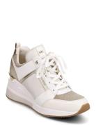 Georgie Trainer Lave Sneakers Cream Michael Kors