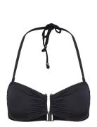 Eureka Bandeau Swimwear Bikinis Bikini Tops Bandeau Bikinitops Black D...