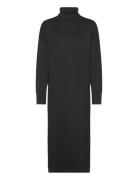 Mschodanna Rachelle R Dress Knelang Kjole Black MSCH Copenhagen