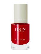 Nail Polish Rubin Neglelakk Sminke Red IDUN Minerals