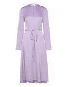 Kennedy - Fluid Viscose Knelang Kjole Purple Day Birger Et Mikkelsen