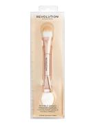 Revolution Skincare Double Ended Masking Brush Ansiktsmaske Sminke Gol...