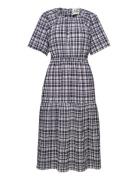 Hamilton Cut Dress Knelang Kjole Multi/patterned Just Female