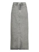 Skirt Langt Skjørt Grey Sofie Schnoor