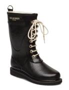 3/4 Rubber Boots Regnstøvler Sko Black Ilse Jacobsen