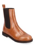 Boots - Flat Shoes Chelsea Boots Brown ANGULUS