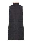 Bandirma Long Padded Vest Vests Padded Vests Black Tamaris Apparel