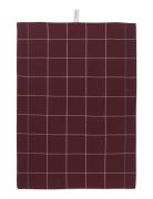 Rosendahl Textiles Gamma Teatowel 50X70 Cm Burgundy Home Textiles Kitc...